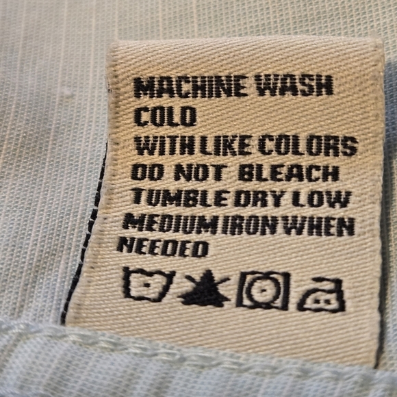 Colours by Alexander Julian Vintage Men size S Blue Long Sleeve Button Up Shirt - Picture 12 of 13